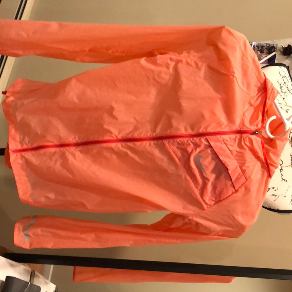 Pink nike wind breaker!